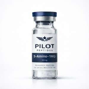 Vial of Pilot Peptides 5-Amino-1MQ research peptide Vial of Pilot Peptides 5-Amino-1MQ research peptide