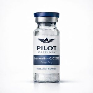 Vial of Pilot Peptides ipamorelin CJC1295 Vial of Pilot Peptides ipamorelin CJC1295