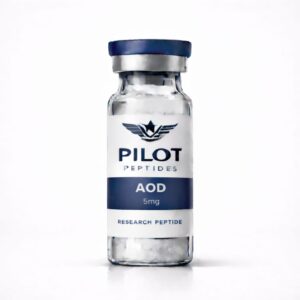 Pilot Peptides AOD 5mg research peptide vial Pilot Peptides AOD 5mg research peptide vial