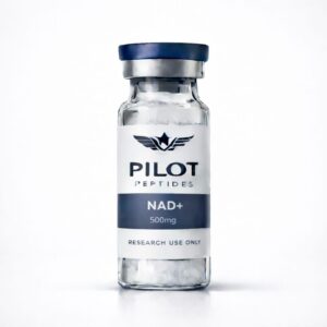 Vial labeled Pilot Peptides NAD+ 500mg Vial labeled Pilot Peptides NAD+ 500mg